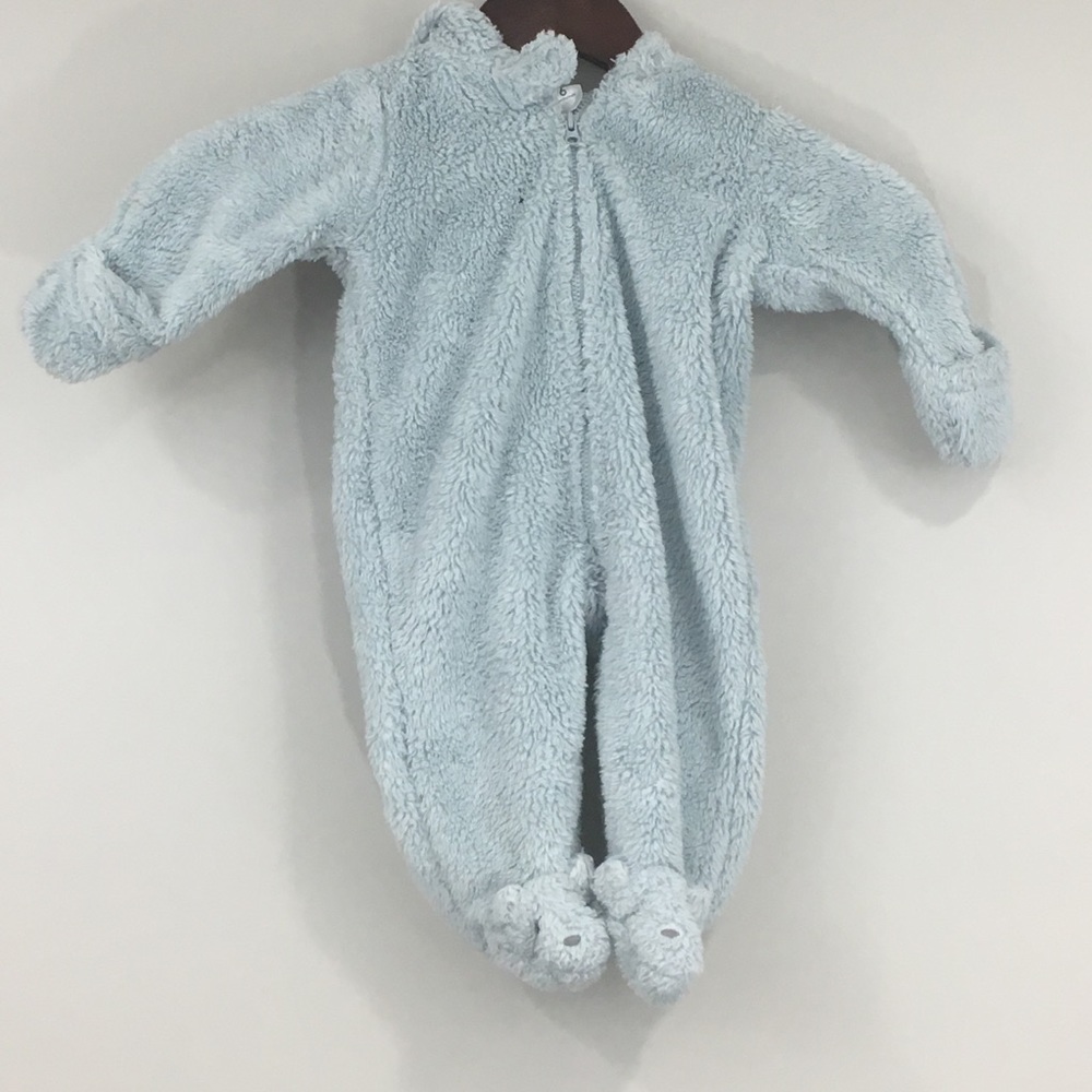 Carter’s Baby Blue Infant Bunting Pram Body Suit